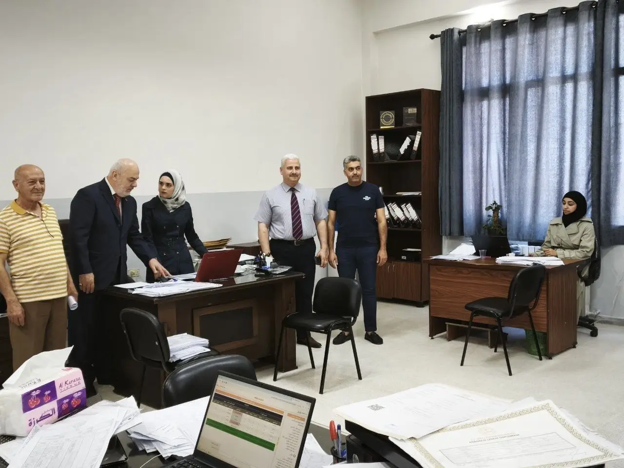 جولة تفقدية لمتابعة سير الإمتحانات النهائية في جامعة إيبلا الخاصة